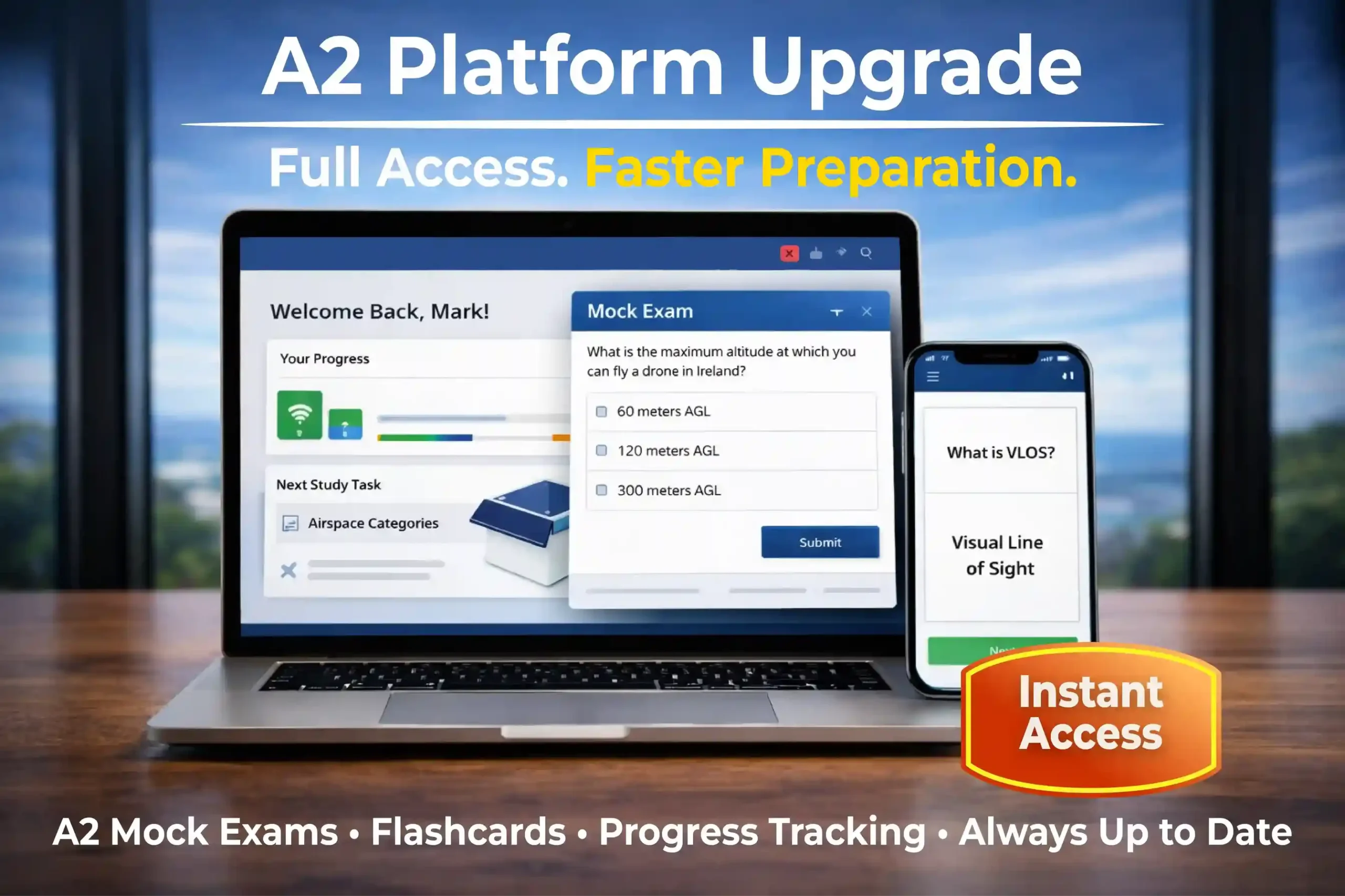 A2 Platform Upgrade (Unlimited Updates and Practice Modules)